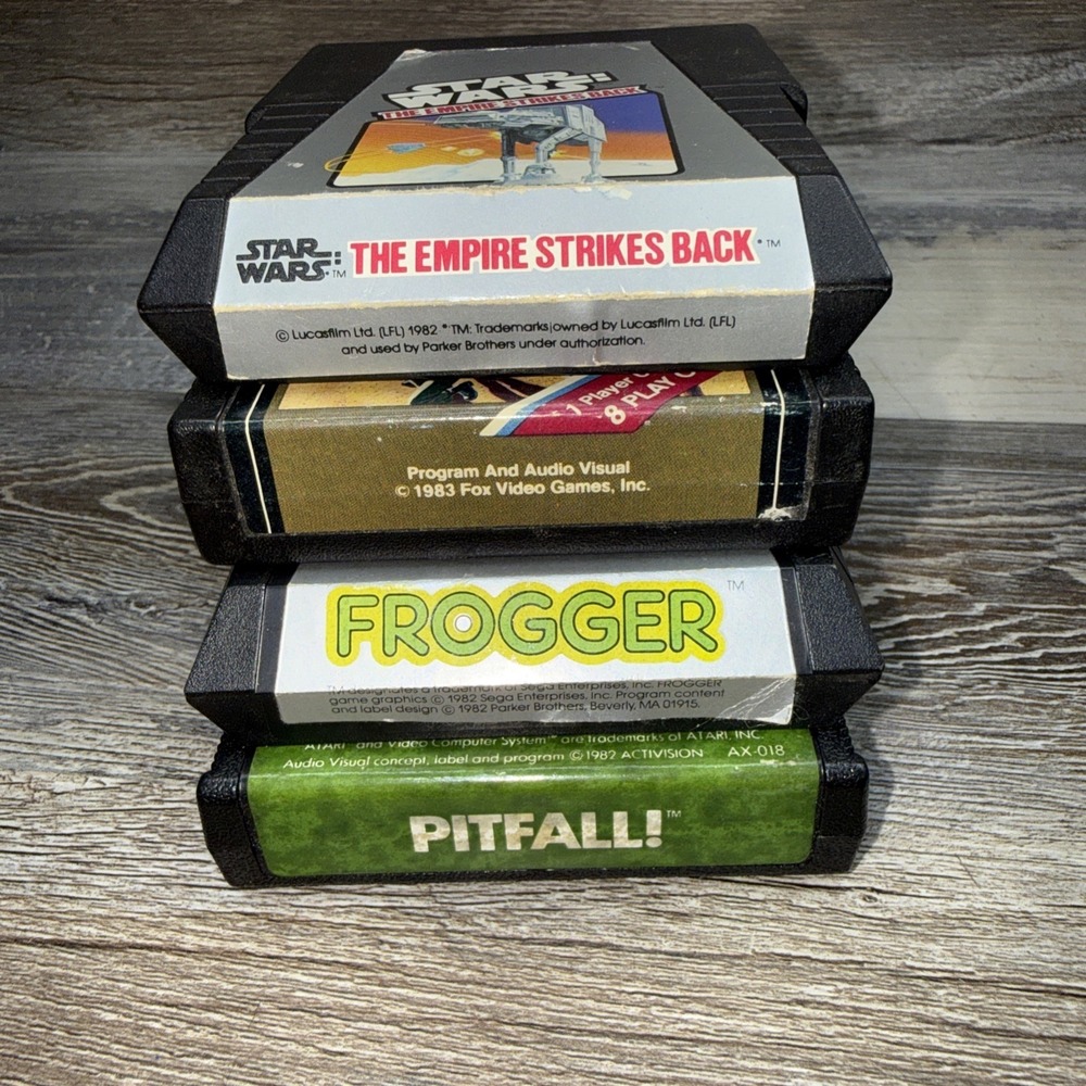 Atari 2600 Game Lot of 4 Pitfall MASH Star Wars Frogger Untested - Picture 6 of 7